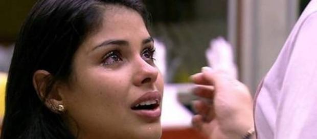 Munik emocionada (Reprodução/Globo) Munik emocionada (Reprodução/Globo)