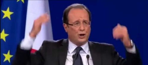 Il Presidente della Repubblica francese Hollande