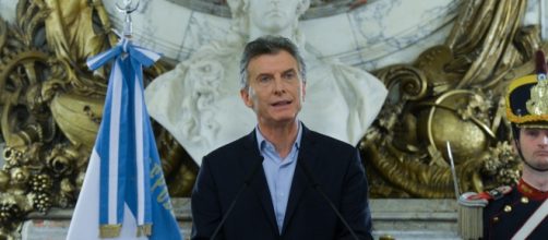 Presidente, Mauricio Macri, en conferencia de prensa.