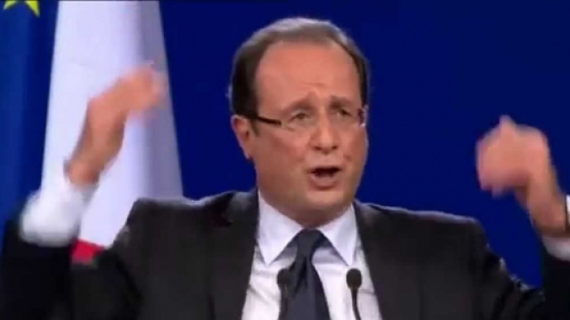 Il Presidente della Repubblica francese Hollande