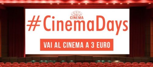 CinemaDays: cinema a 3 euro dall'11 al 14 aprile 2016