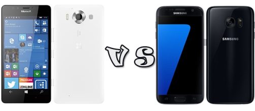 Microsoft Lumia 950 vs Samsung Galaxy S7