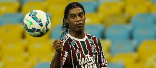 Ronaldinho con la maglia del Fluminense