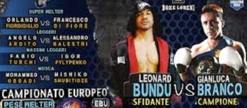 Titolo Europeo Pesi Welter, Bundu vs Branco, 22 aprile