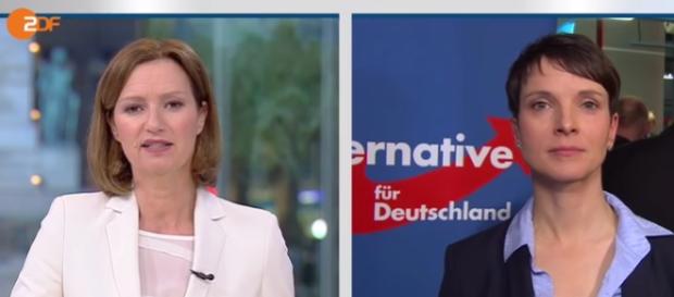 Frauke Petry im Interview mit dem ZDF Frauke Petry im Interview mit dem ZDF