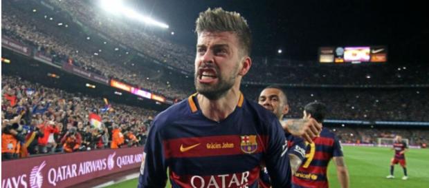 Gerard Piqué gol against Real Madrid Gerard Piqué gol against Real Madrid