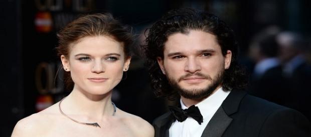 Rose Leslie y Kit Harington. GETTY IMAGES Rose Leslie y Kit Harington. GETTY IMAGES