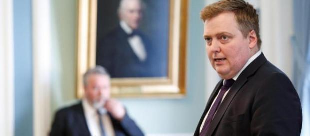Il premier islandese David Gunnlaugsson. Il premier islandese David Gunnlaugsson.
