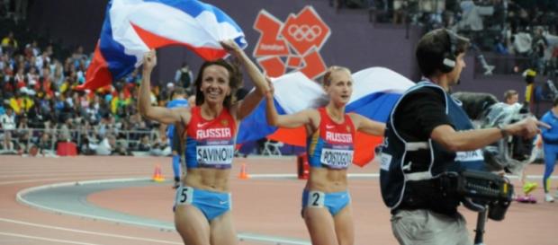 Maryia Savinova e Ekaterina Poistogova envolvidas em escândalo de doping. Maryia Savinova e Ekaterina Poistogova envolvidas em escândalo de doping.
