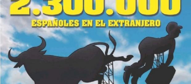 Portada de 'El Jueves' con los españoles ya en otros países. Portada de 'El Jueves' con los españoles ya en otros países.