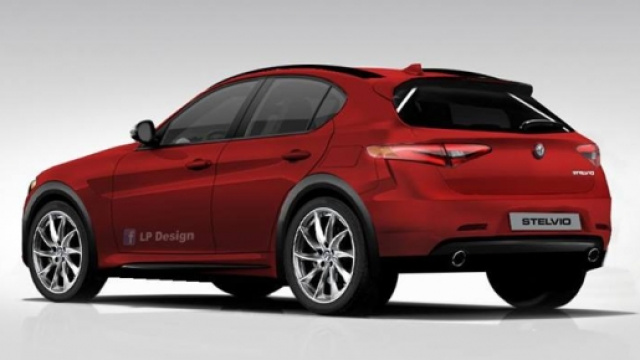 Alfa Romeo Stelvio: render by LP Design