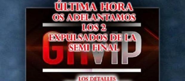 Adelantamos la semifinal de GH VIP 4 Adelantamos la semifinal de GH VIP 4