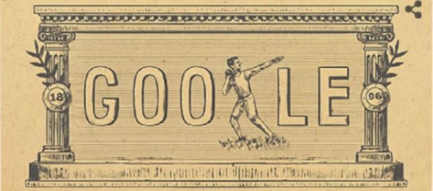 Doodle do Google em homenagem a primeira Olimpíada da Era Moderna. Doodle do Google em homenagem a primeira Olimpíada da Era Moderna.