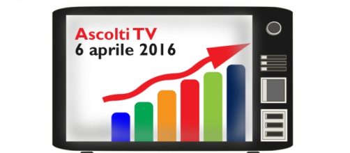 Ascolti Tv della prima serata del 6 aprile 2016