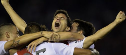 Gioia incontenibile per i giocatori del River Plate