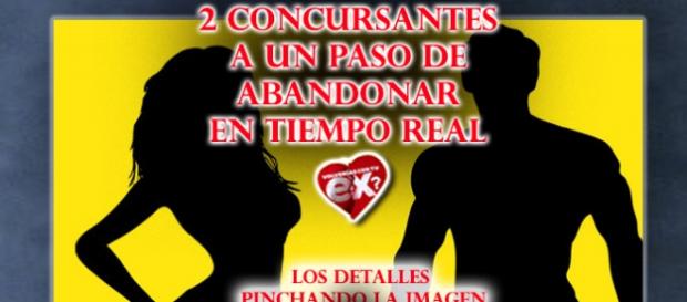 2 concursantes a un paso de abandonar 2 concursantes a un paso de abandonar