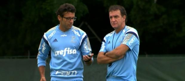 Alberto Valentim e Cuca conversam na Academia Alberto Valentim e Cuca conversam na Academia