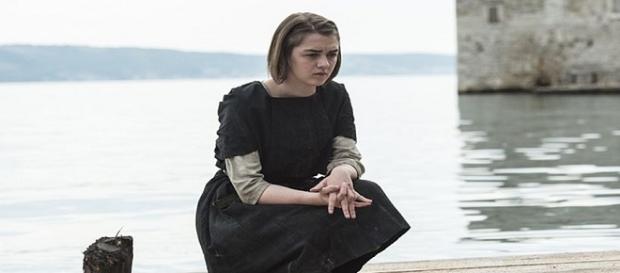Arya Stark, en una escena de la quinta temporada Arya Stark, en una escena de la quinta temporada