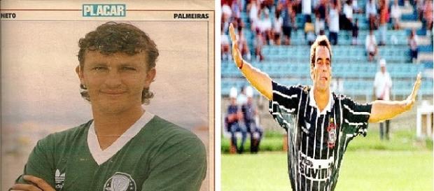 Lembra? Eles já vestiram a camisa do rival. Fotos: UOL e Placar Lembra? Eles já vestiram a camisa do rival. Fotos: UOL e Placar