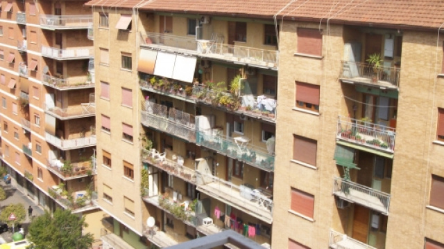 Palazzi in un popolare quartiere di Roma