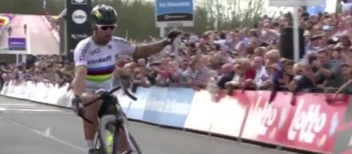 Peter Sagan, la vittoria al Fiandre