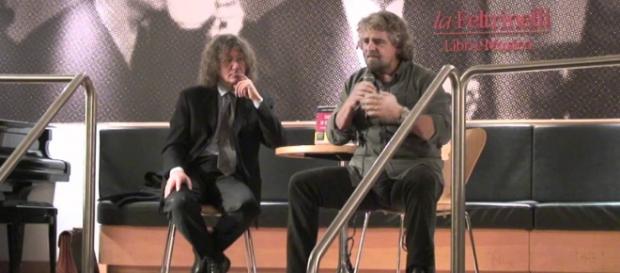Casaleggio e Grillo, ideatori del M5S Casaleggio e Grillo, ideatori del M5S