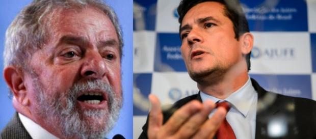 Lula e Sérgio Moro - Foto/Montagem Lula e Sérgio Moro - Foto/Montagem
