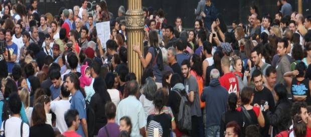 Protesta frente a casa rosada. Protesta frente a casa rosada.