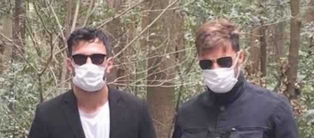 Ricky Martin junto a su nuevo novio Ricky Martin junto a su nuevo novio