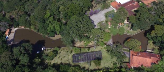 Vista aérea de sítio em Atibaia Vista aérea de sítio em Atibaia