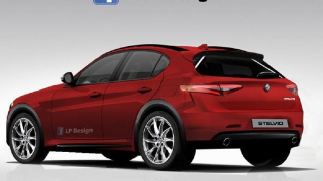 Alfa Romeo Stelvio: render by LP Design