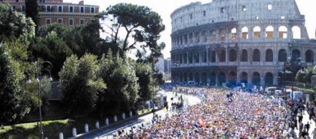 Blocco traffico auto e percorso maratona di Roma 2016 Blocco traffico auto e percorso maratona di Roma 2016