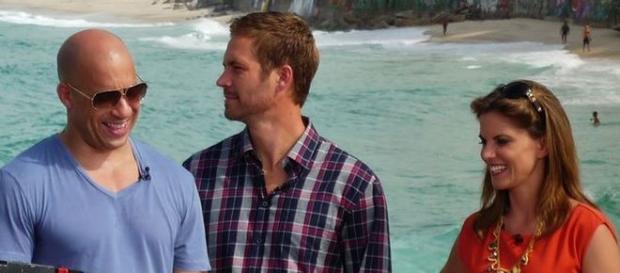 Paul Walker and his friend, Vin Diesel Paul Walker and his friend, Vin Diesel