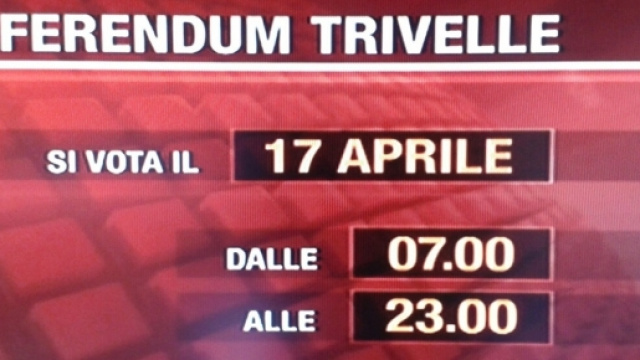 Il referendum del 17 aprile sulle concessioni allungate