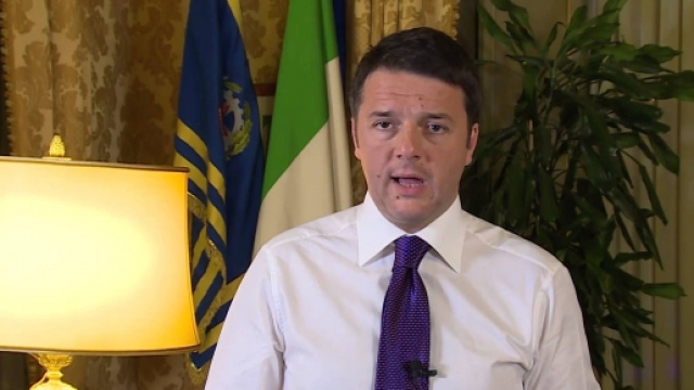 Il Presidente del Consiglio Matteo Renzi ha visitato la lapide di Pio La Torre