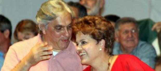 Delcídio e Dilma - Imagem/Google Delcídio e Dilma - Imagem/Google