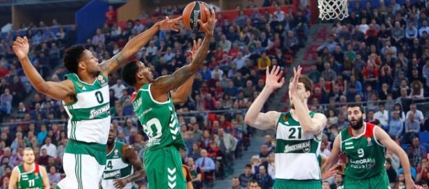 Foto del partido entre Baskonia y Panathinaikos. Foto del partido entre Baskonia y Panathinaikos.