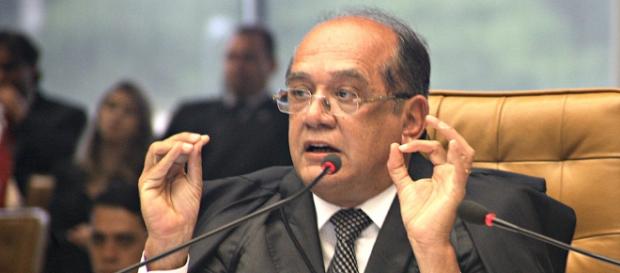 Ministro Gilmar Mendes durante sessão do STF Ministro Gilmar Mendes durante sessão do STF