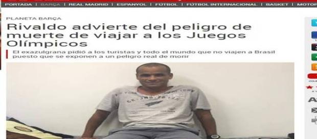 Portais de notícias de todo o mundo repercutiram as afirmações do ex-jogador Portais de notícias de todo o mundo repercutiram as afirmações do ex-jogador