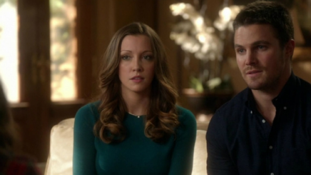 Katie Cassidy e Stephen Amell, Arrow 4