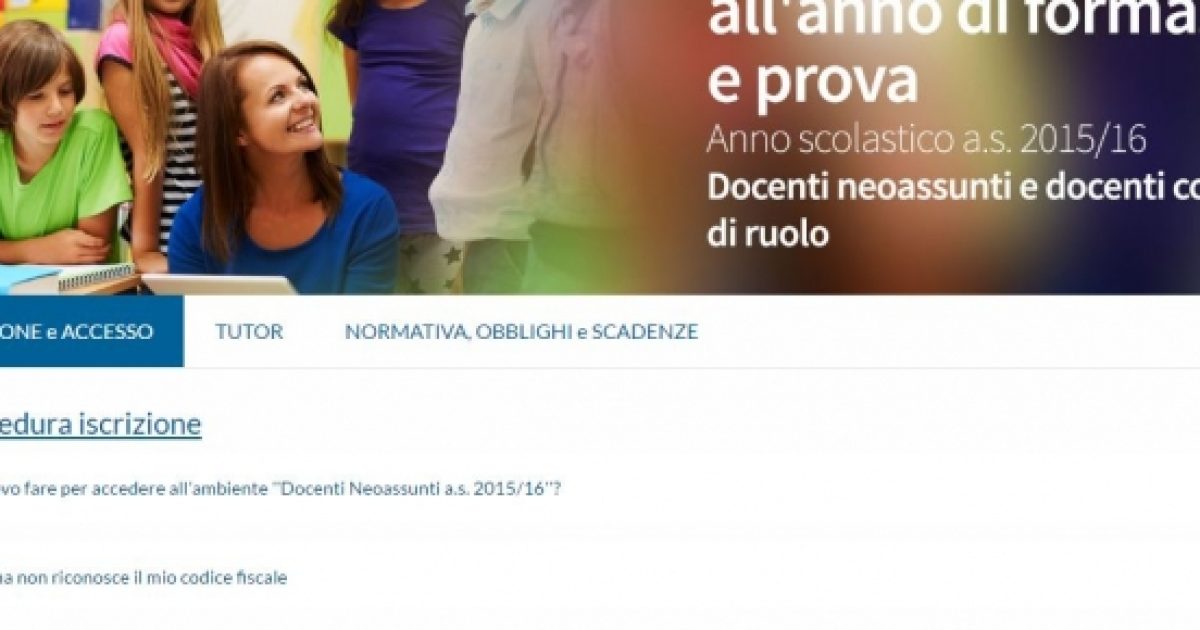 Formazione Neoassunti: Registrazione Tutor E Come Risolvere I Problemi ...