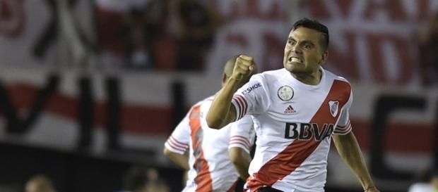 Gabriel Mercado celebrando una victoria de River (Foto: Taringa). Gabriel Mercado celebrando una victoria de River (Foto: Taringa).