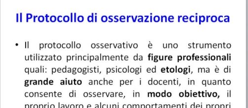 come effettuare l'osservazione con il tutor