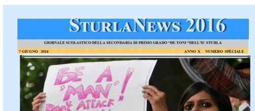 Mimmo Angeli ospite del giornale scolastico 'SturlaNews'.
