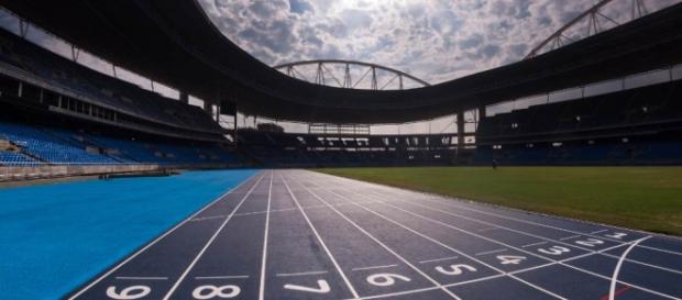 Estádio Olímpico do Rio ganhou nova pista de atletismo Estádio Olímpico do Rio ganhou nova pista de atletismo