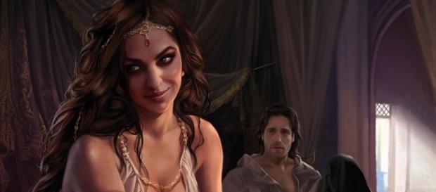 O capítulo é narrado do ponto de vista de Arianne Martell (Arte: Magali Villeneuve) O capítulo é narrado do ponto de vista de Arianne Martell (Arte: Magali Villeneuve)