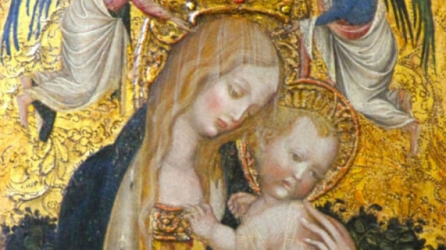 La 'Madonna della Quaglia', uno dei dipinti recuperati in Ucraina.