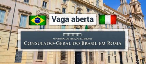 Consulado-Geral do Brasil em Roma está contratando - Foto: Reprodução Itamaraty