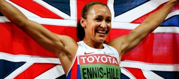 A atleta britânica Jessica Ennis-Hill A atleta britânica Jessica Ennis-Hill
