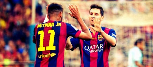 Messi e Neymar esperam ser campeões novamente Messi e Neymar esperam ser campeões novamente